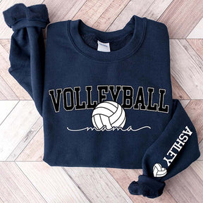 Personalized Name Sleeve Volleyball Sweatshirt