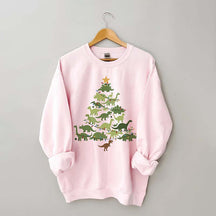 Dinosaurs Christmas Tree Sweatshirt