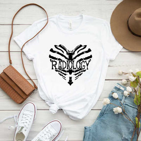 Radiology Tech X-Ray Heart T-Shirt