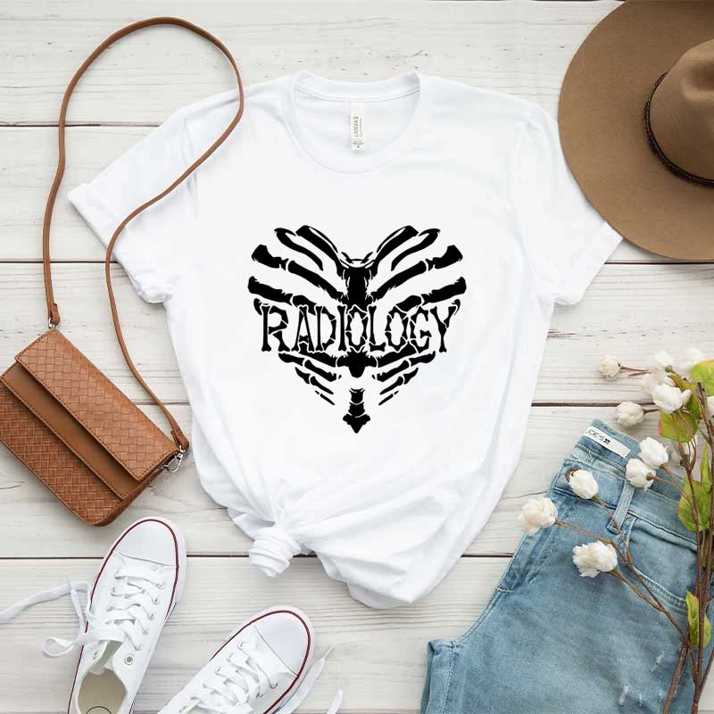 Radiology Tech X-Ray Heart T-Shirt