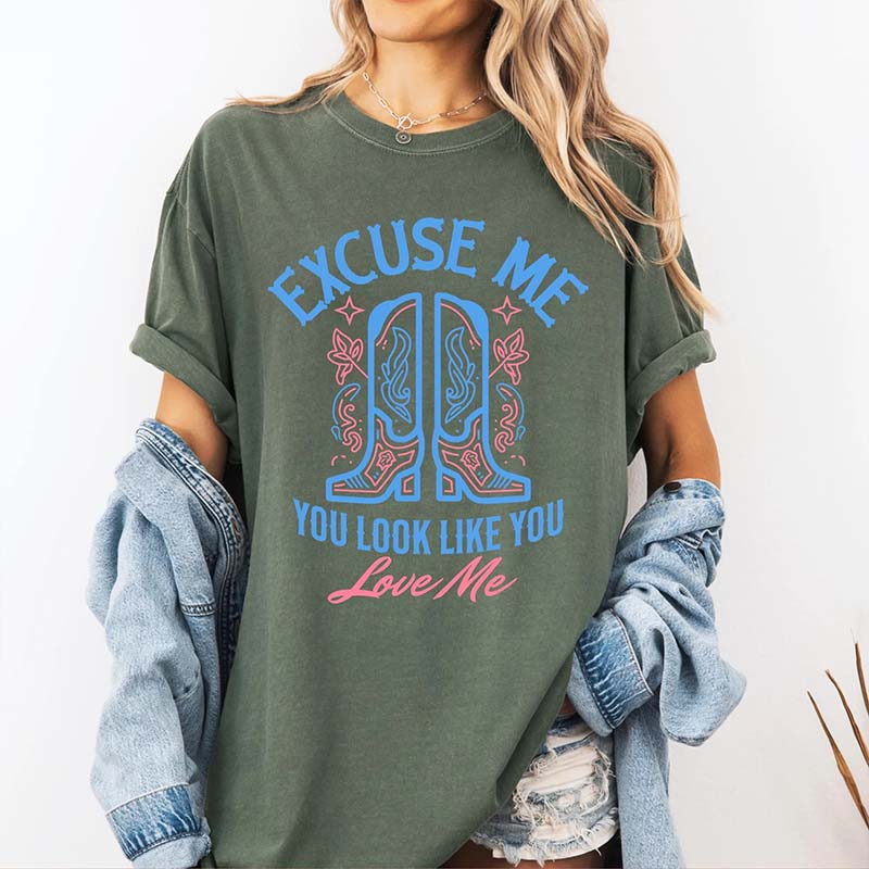 Retro Cowgirl Country Music T-Shirt