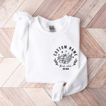 Custom Book Name Sweatshirt