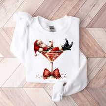 Santa's Hot Mess Martini Sweatshirt