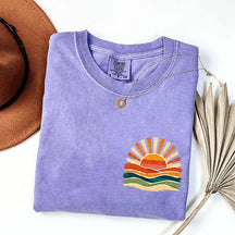 Vintage Sea Retro Ocean Sun Summer T-Shirt