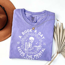 A Book a Day Skeleton T-Shirt