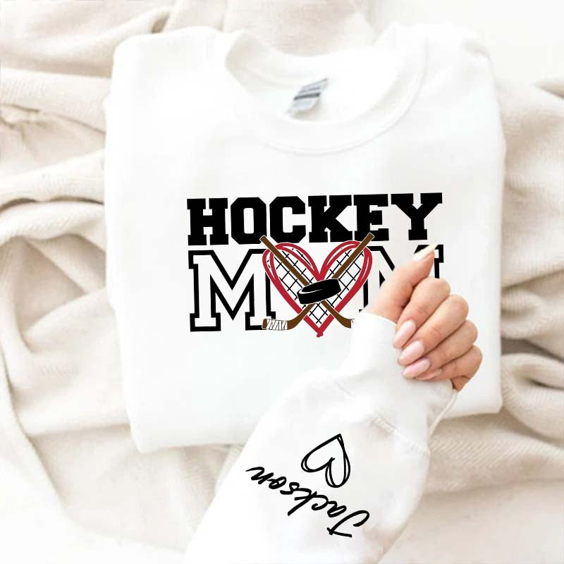 Personalized Hockey Mom Sweatshirt