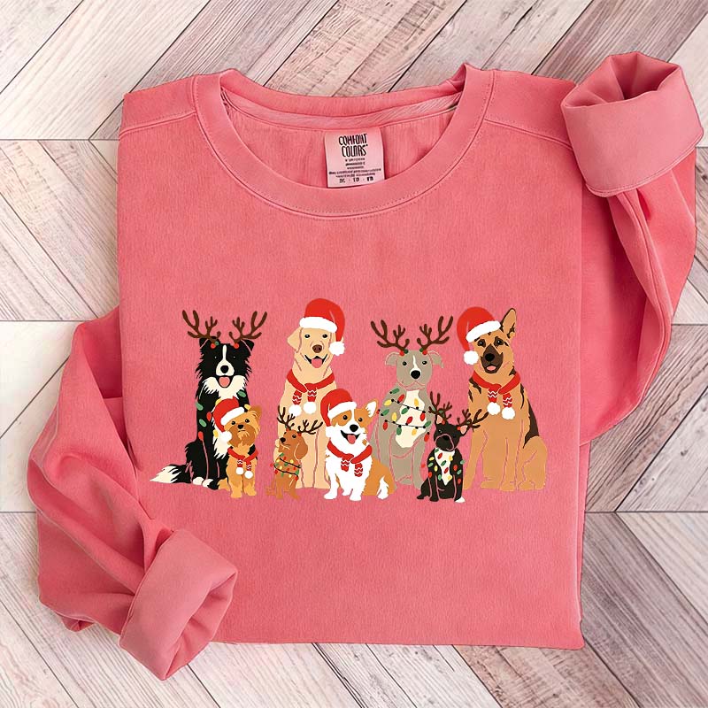 Christmas Dog Holiday Lover Sweatshirt