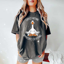 Yoga Expect Nothing Appreciate Everything T-Shirt