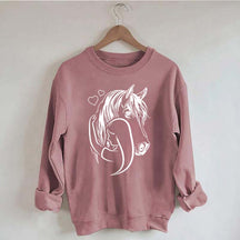 Rider Horse Lineart Sweatshirt