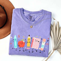 Cute School Supplies Comfort Colors T-Shirt