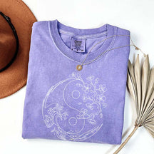 Yin Yang Wave Cherry Blossom T-Shirt