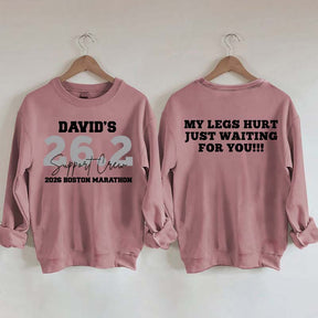 Custom Marathon Support Crew Sweatshirt