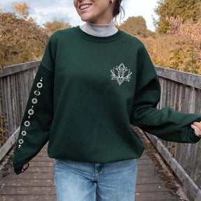 Chakra Symbols Meditation Yoga Sweatshirt
