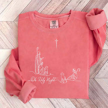 Oh Holy Night Faith Based Sweatshirt