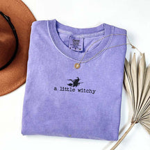 Cute Halloween A Little Witchy T-Shirt