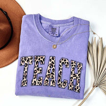 Comfort Colors Leopard Teacher T-Shirt