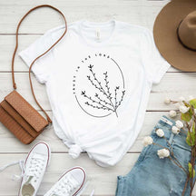 Trust In The Lord Floral Religous T-Shirt