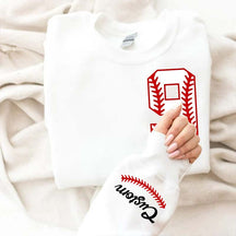 Custom Baseball Name and Number Sweatshirt