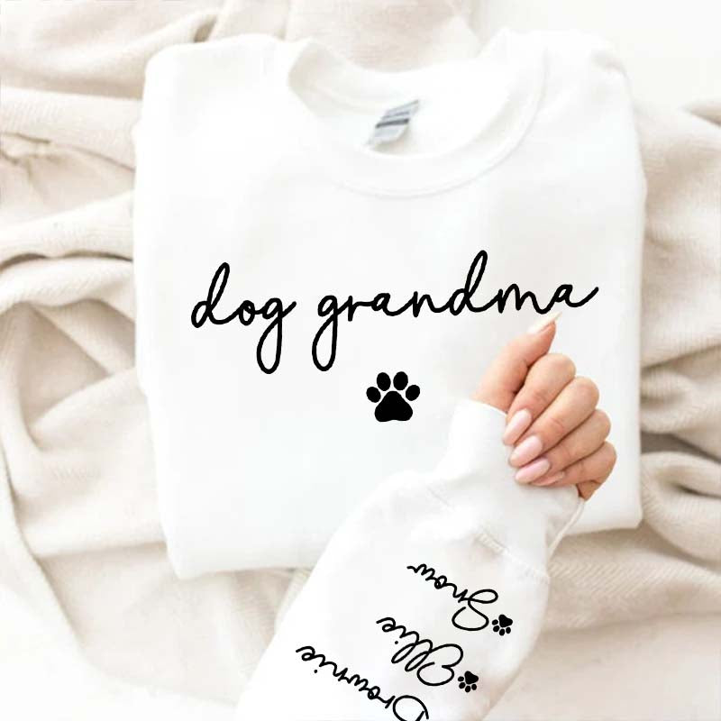 Custom Dog Grandma Pet Lover Sweatshirt