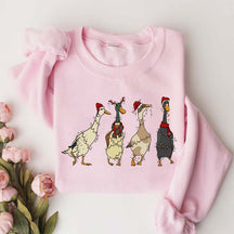 Christmas Ducks Farm Lover Sweatshirt