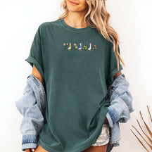 Funny Silly Goose Foral T-Shirt