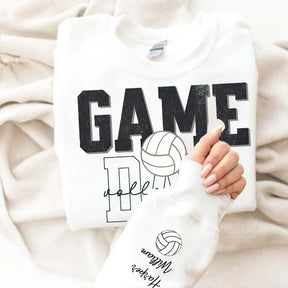 Personalized Volleyball Mom Name Sweatshirt