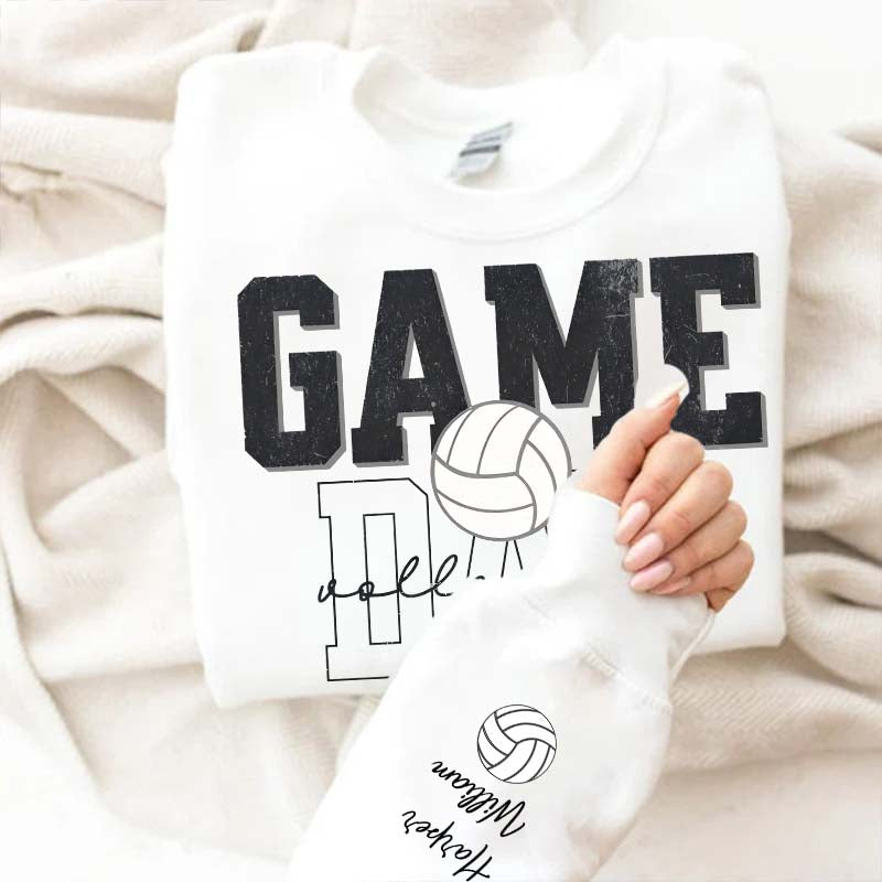 Personalized Volleyball Mom Name Sweatshirt
