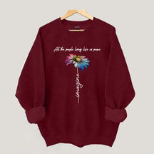 All The People Living Life In Peace Sweatshirt