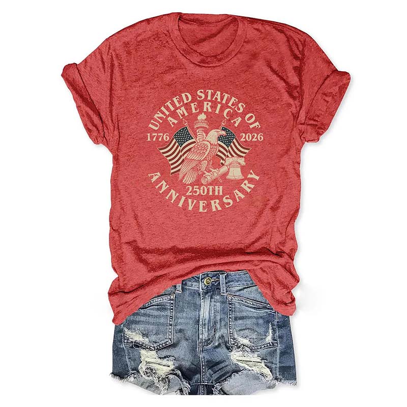 Usa 250th Anniversary Independence Day T-shirt