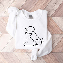 Dog and Cat Bestfriends Sweatshirt