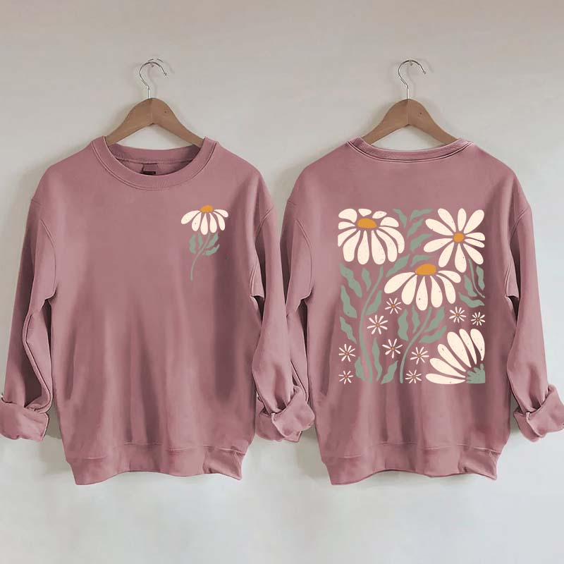 Comfort Colors Boho Daisy Sweatshirt