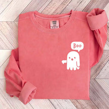 Boo Ghost Halloween Sweatshirt
