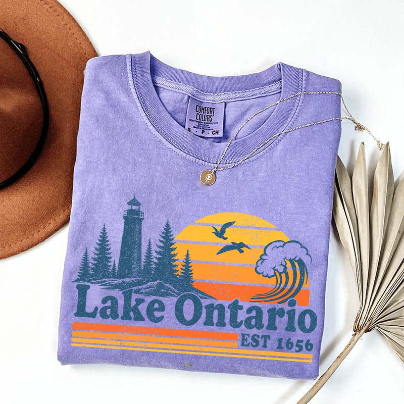 Vintage Lake Ontario Great Lakes T-Shirt