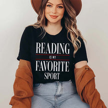 Reading is My Favorite Sport Comfort Colors T-Shirt
