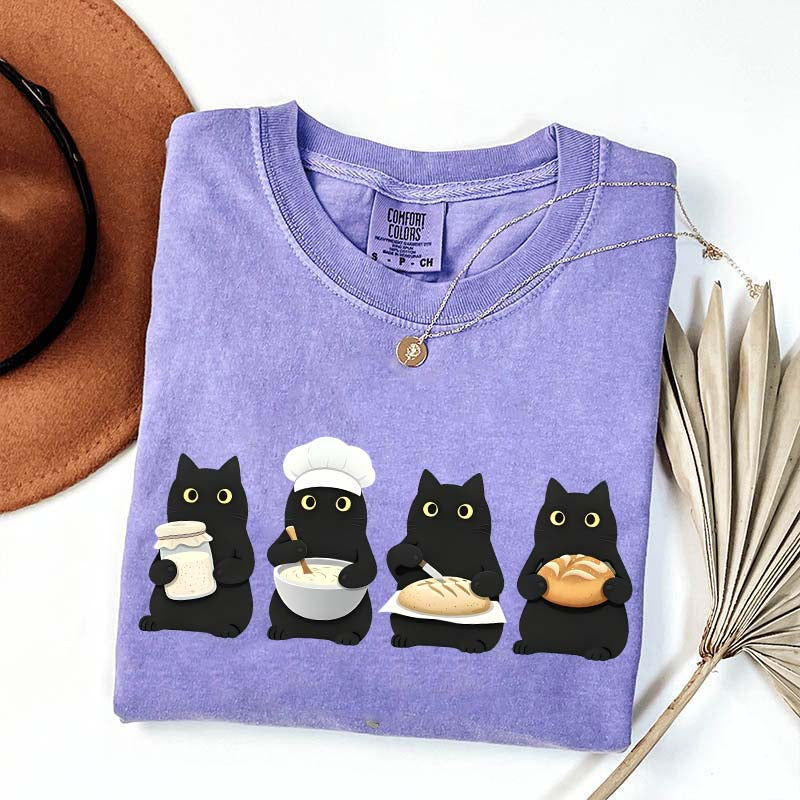 Black Cats Sourdough T-Shirt
