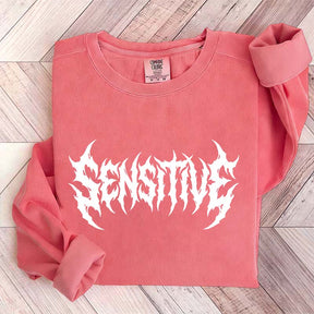 Sensitive Feminist Workout Retro Sweatshirt