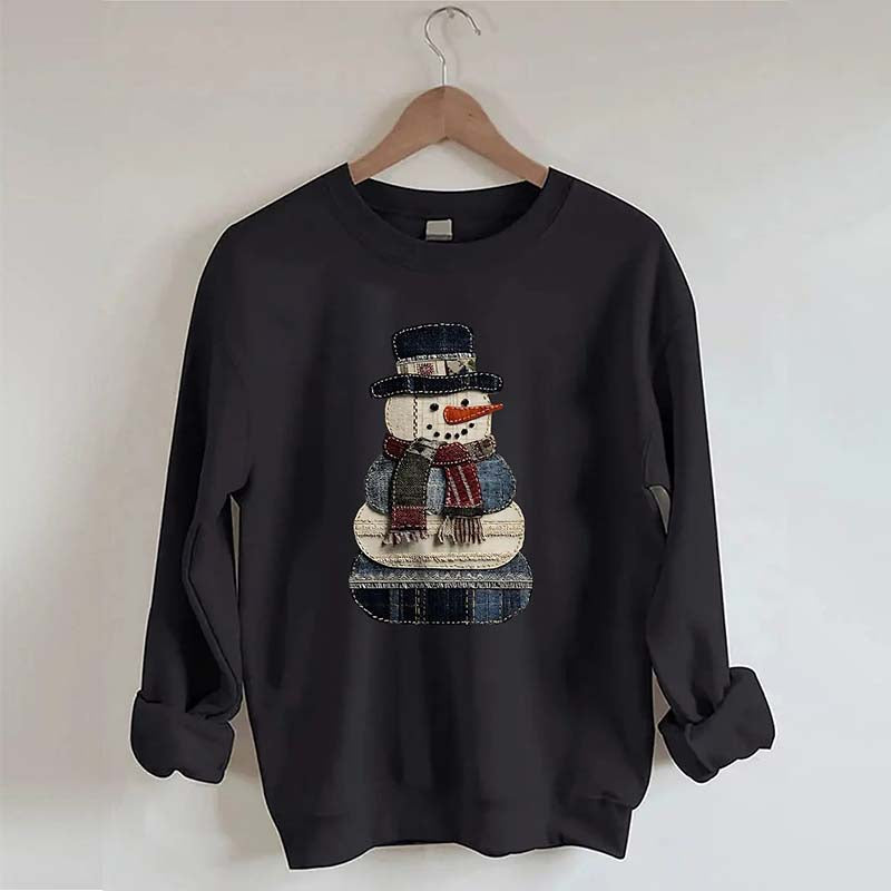 Patchwork Christmas Sweatshirt