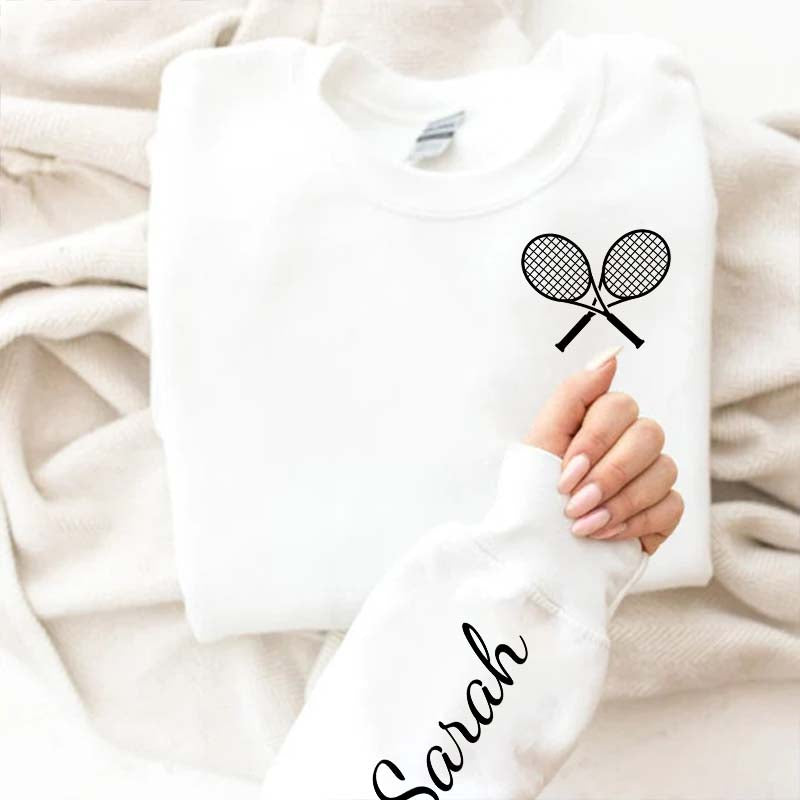 Custom Name Tennis Sweatshirt