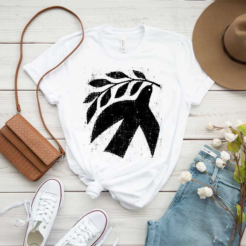 Boho Peace Bird T-Shirt