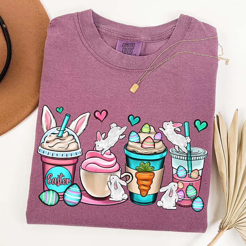 Easter Coffee Cups Some Bunny Needs T-Shirt