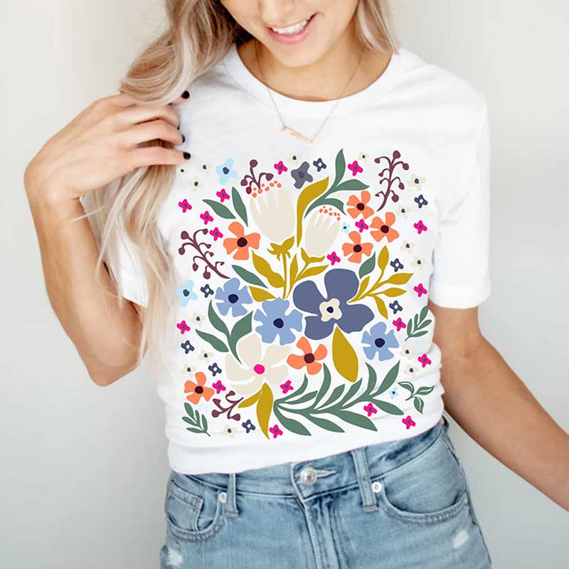 Wild Flowers Ladies Best Friend T-Shirt