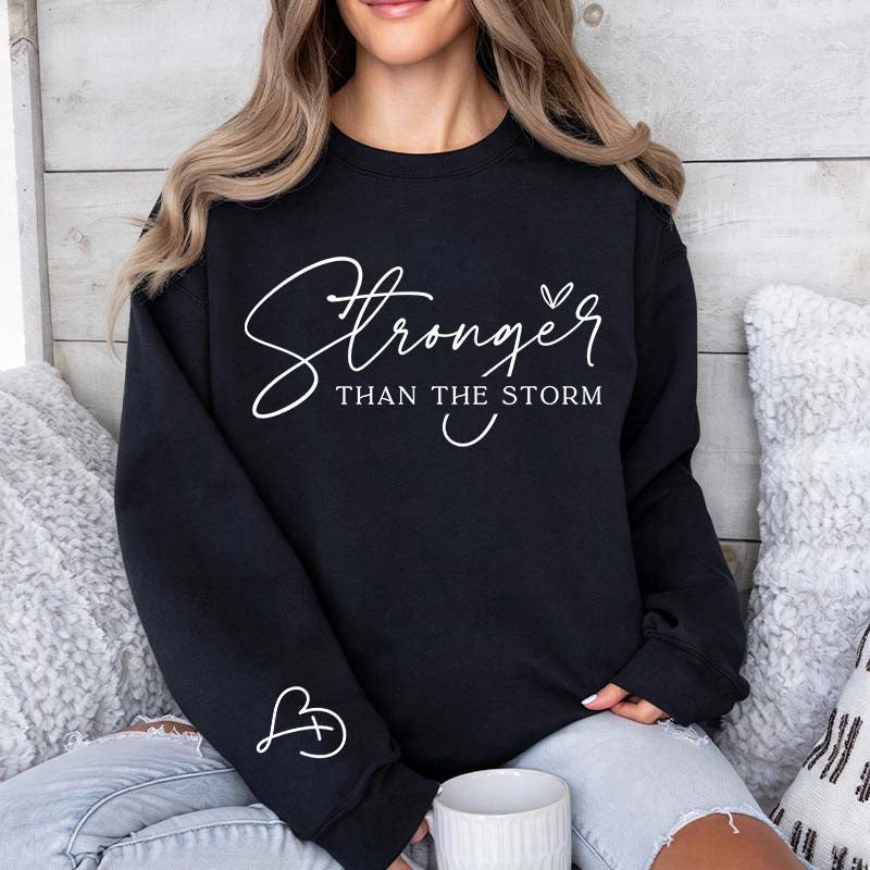 Mental Health Stronger Than The Storm Sweatshirt