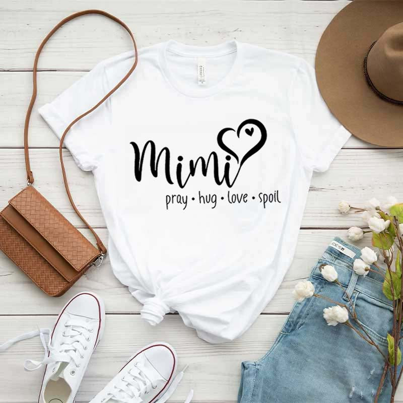 Mimi Pray Hug Love Spoil T-Shirt
