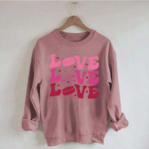 Sports Love Hockey Mom Sweatshirt