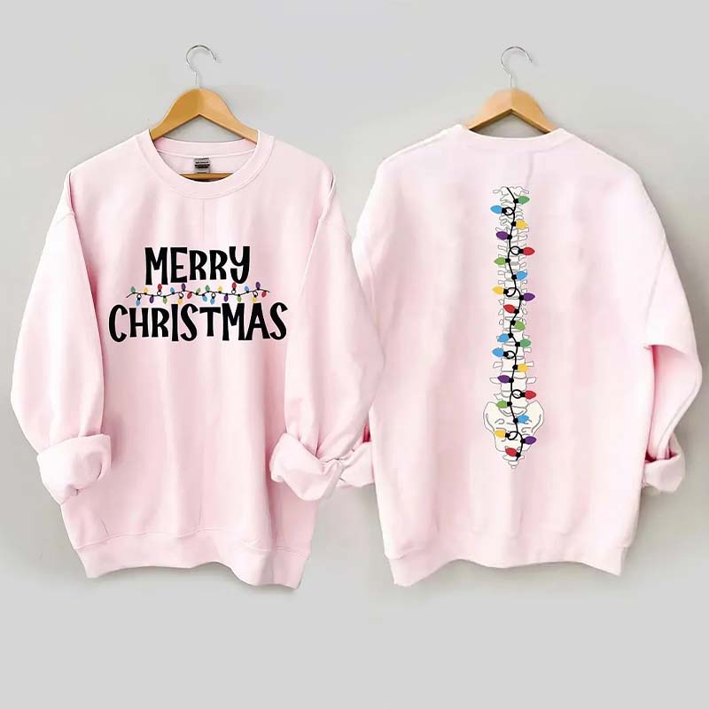 Light Merry Christmas Sweatshirt