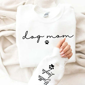 Custom Dog Mom Gift Sweatshirt