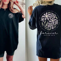 Boho Bible Verse Floral Faith T-Shirt