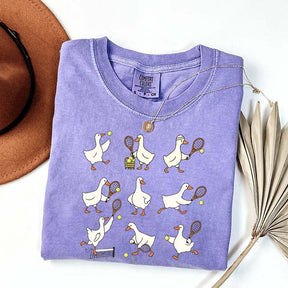 Cute Goose Tennis Sports T-Shirt
