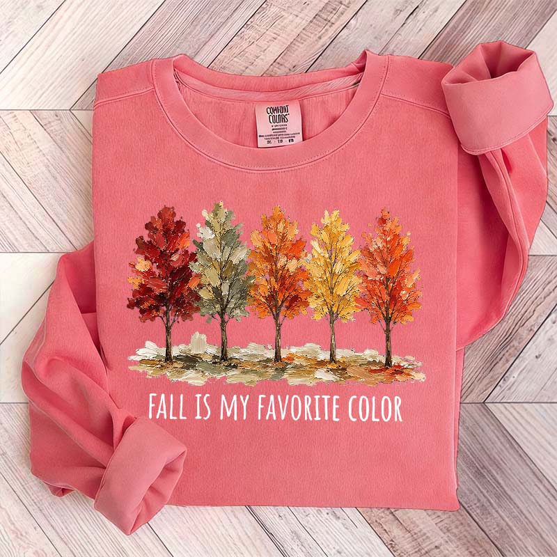 Fall Is My Favorite Color Tree Sweatshirt