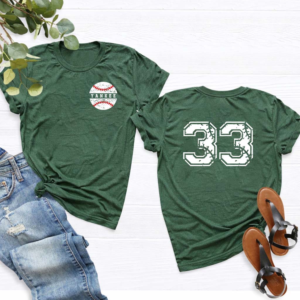 Personalized baseball Number & Name T-Shirt